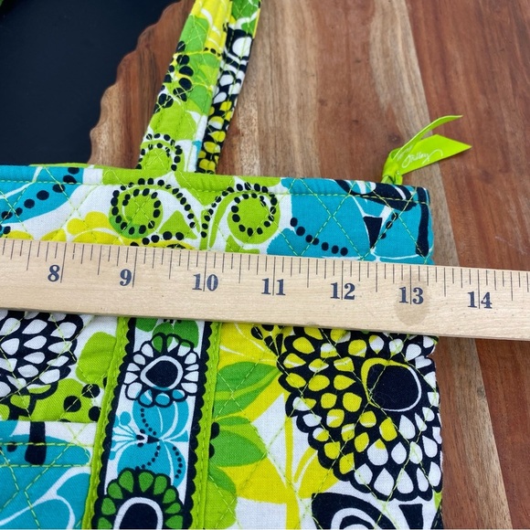 Vera Bradley Limes Up Tote Bag Green - Picture 6 of 8